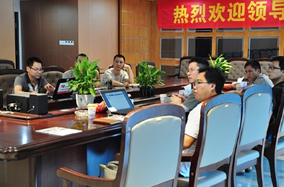 中船重工712所、中國(guó)兵器工業(yè)第58研究所綿陽(yáng)市維博電子于2014年7月14日訪問銀河電氣